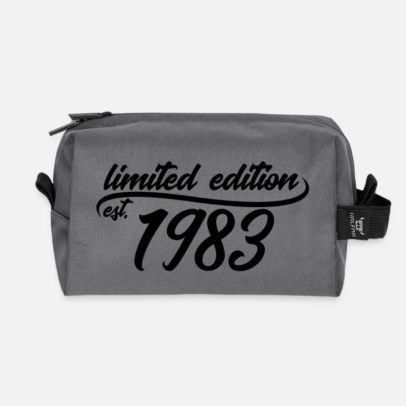 Limited Edition est 1983 - Recycelte Kulturtasche - Anthrazit