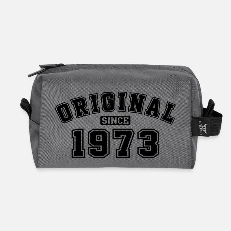 Original Since 1973 College Style - Recycelte Kulturtasche - Anthrazit