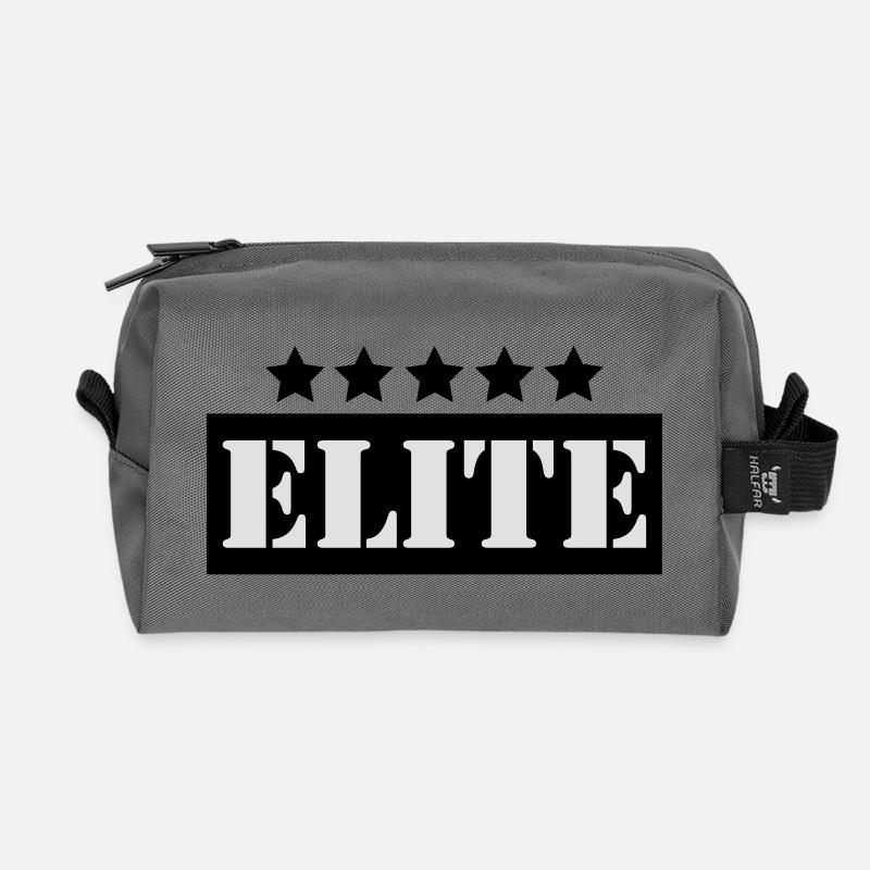Elite - Recycelte Kulturtasche - Anthrazit