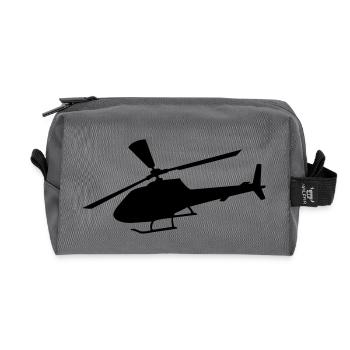 hubschrauber - Recycelte Kulturtasche - Anthrazit - Vorne