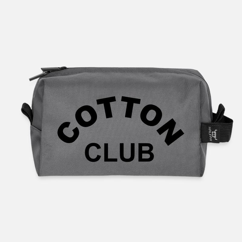 COTTON CLUB - Recycelte Kulturtasche - Anthrazit