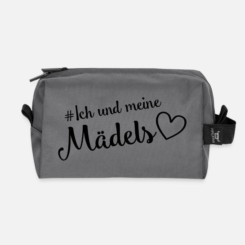 maedels ich und meine - Recycelte Kulturtasche - Anthrazit