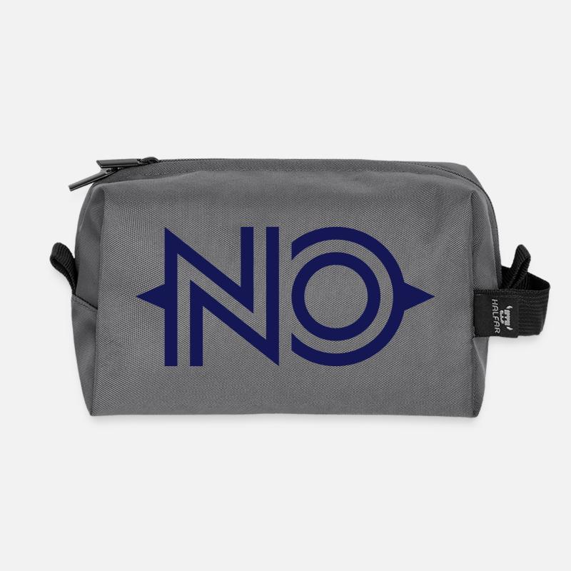 das original NO HB - Recycelte Kulturtasche - Anthrazit