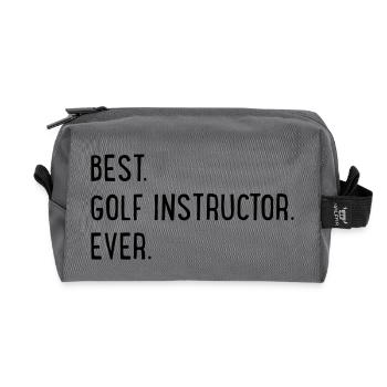Golf - Trousse de toilette en tissu recyclé - anthracite - Devant