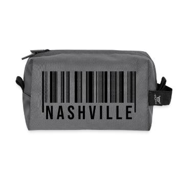 Nashville Barcode - Recycelte Kulturtasche - Anthrazit - Vorne