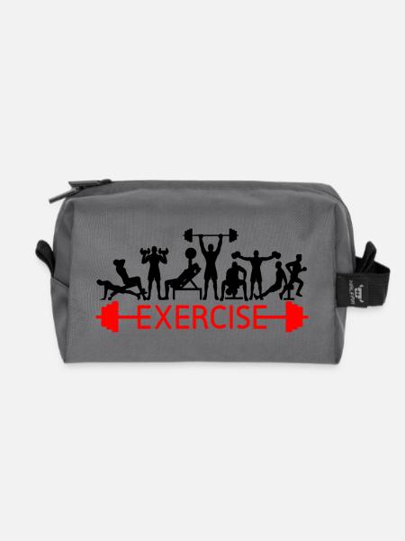 Exercise - Recycelte Kulturtasche - Anthrazit