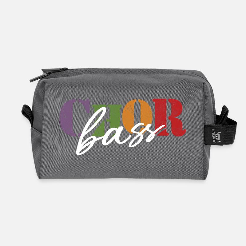 Chor Bass - Recycelte Kulturtasche - Anthrazit