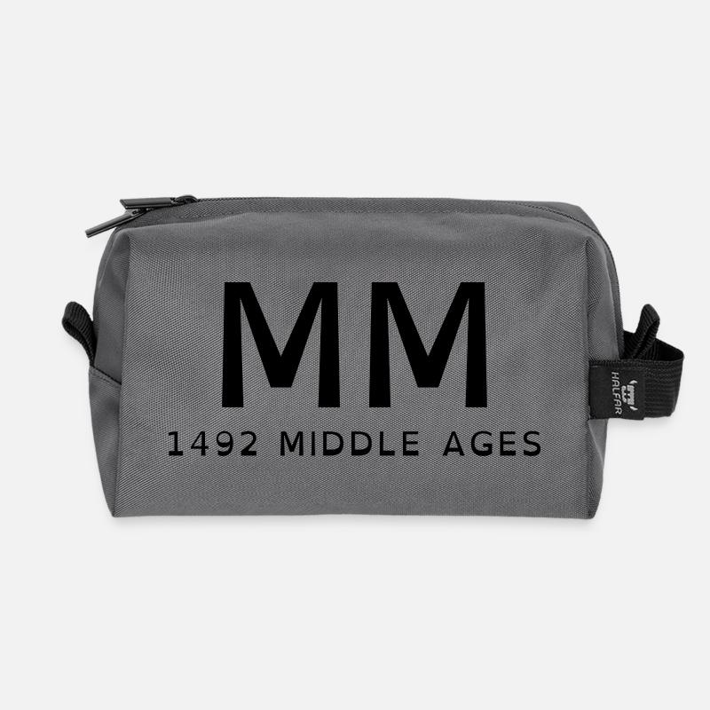 2000_LINE_black - Recycled Toiletry Zip Bag - anthracite