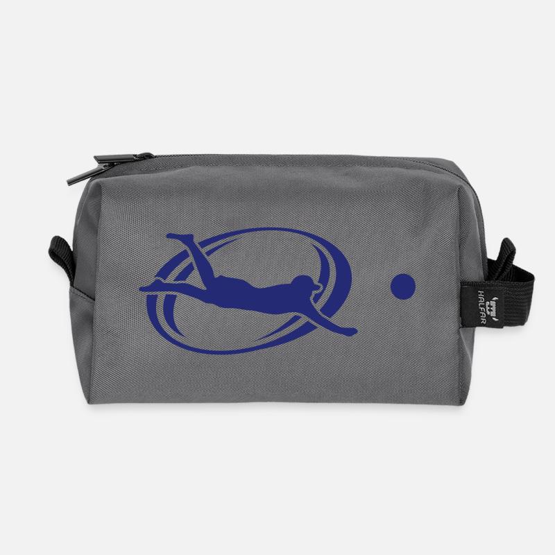 signet_1c - Recycelte Kulturtasche - Anthrazit