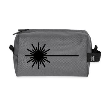 laser_2 - Recycelte Kulturtasche - Anthrazit - Vorne