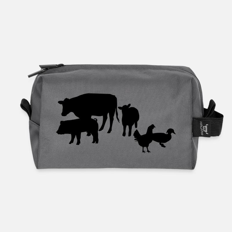 Animalfarm - Recycelte Kulturtasche - Anthrazit