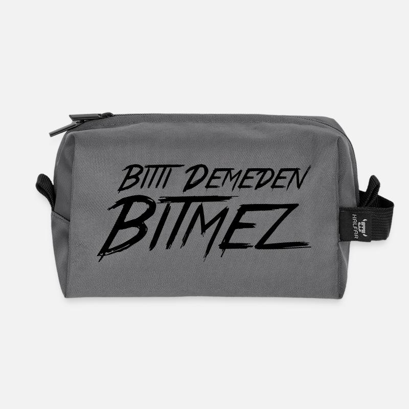 Soccer 2016 - Türkiye - Recycelte Kulturtasche - Anthrazit