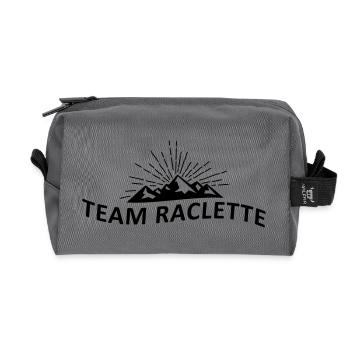 Team raclette - Trousse de toilette en tissu recyclé - anthracite - Devant