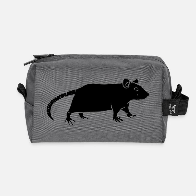 rat - Trousse de toilette en tissu recyclé - anthracite