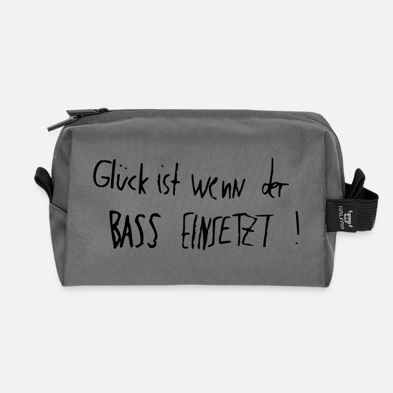 Bass - Recycelte Kulturtasche - Anthrazit
