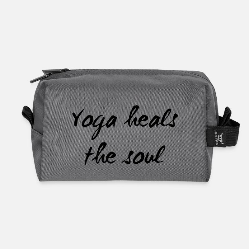 Yoga - Recycelte Kulturtasche - Anthrazit