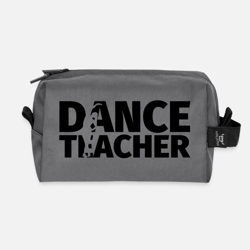 Professeur de Danse - Trousse de toilette en tissu recyclé - anthracite