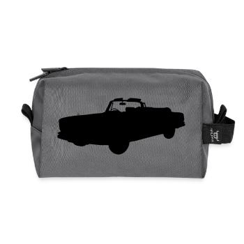 Lercabrio de voitures anciennes - Trousse de toilette en tissu recyclé - anthracite - Devant