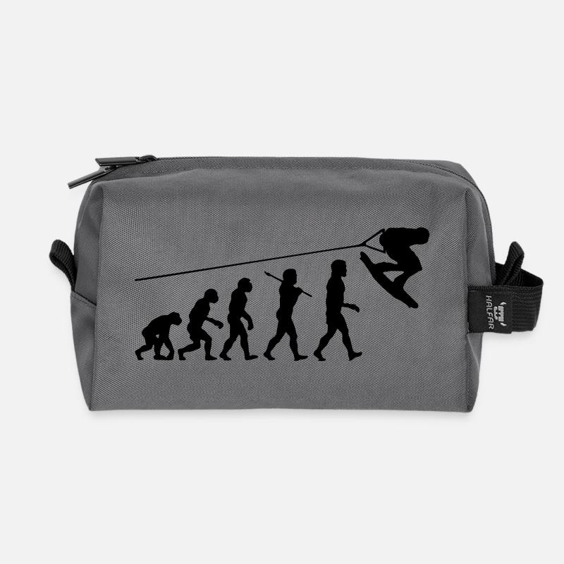 wa01 wakeboard evolution - Trousse de toilette en tissu recyclé - anthracite