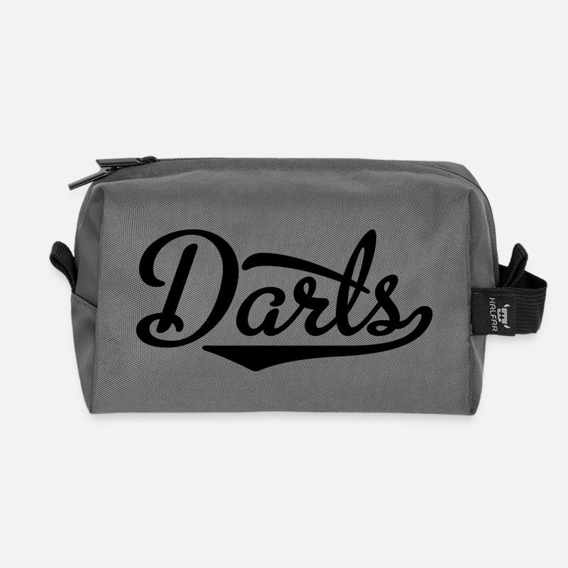 Darts - Recycelte Kulturtasche - Anthrazit