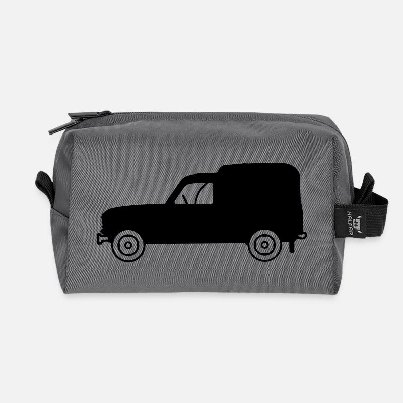 4L_fourgonnette - Recycelte Kulturtasche - Anthrazit