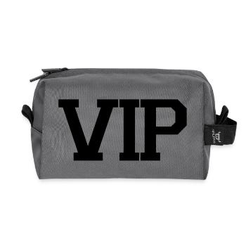 VIP - Recycelte Kulturtasche - Anthrazit - Vorne