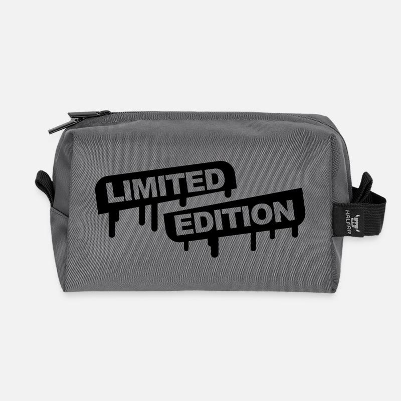 Limited Edition Graffiti Style - Recycelte Kulturtasche - Anthrazit
