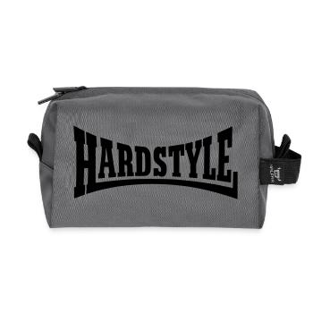 Hardstyle_V63 - Recycelte Kulturtasche - Anthrazit - Vorne