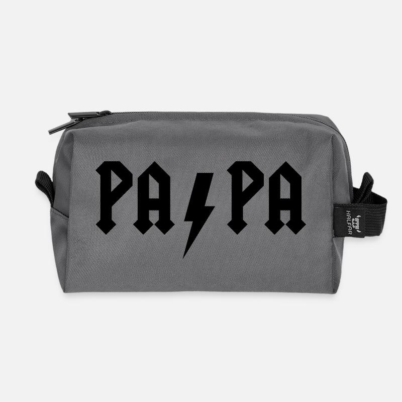 PAPA - Recycelte Kulturtasche - Anthrazit