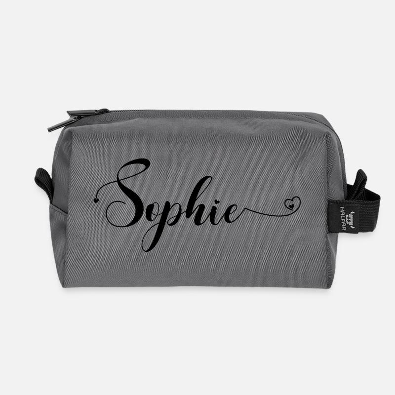 sophie - Recycelte Kulturtasche - Anthrazit
