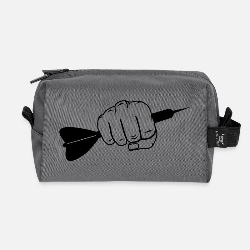dart_faust_001 - Trousse de toilette en tissu recyclé - anthracite