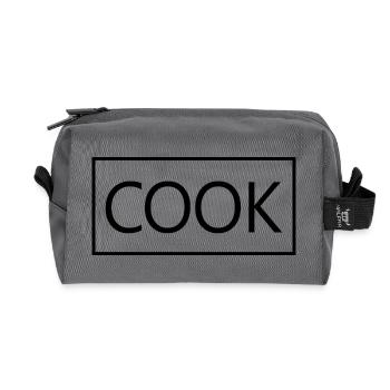 Cook Proud Graduated Culinary Art Student - Recycled Toiletry Zip Bag - anthracite - Front