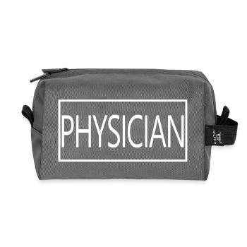 Médecin fier étudiant diplômé en médecine - Trousse de toilette en tissu recyclé - anthracite - Devant