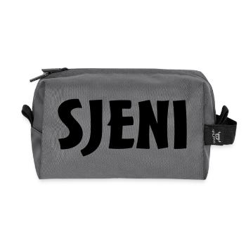 génie - Trousse de toilette en tissu recyclé - anthracite - Devant