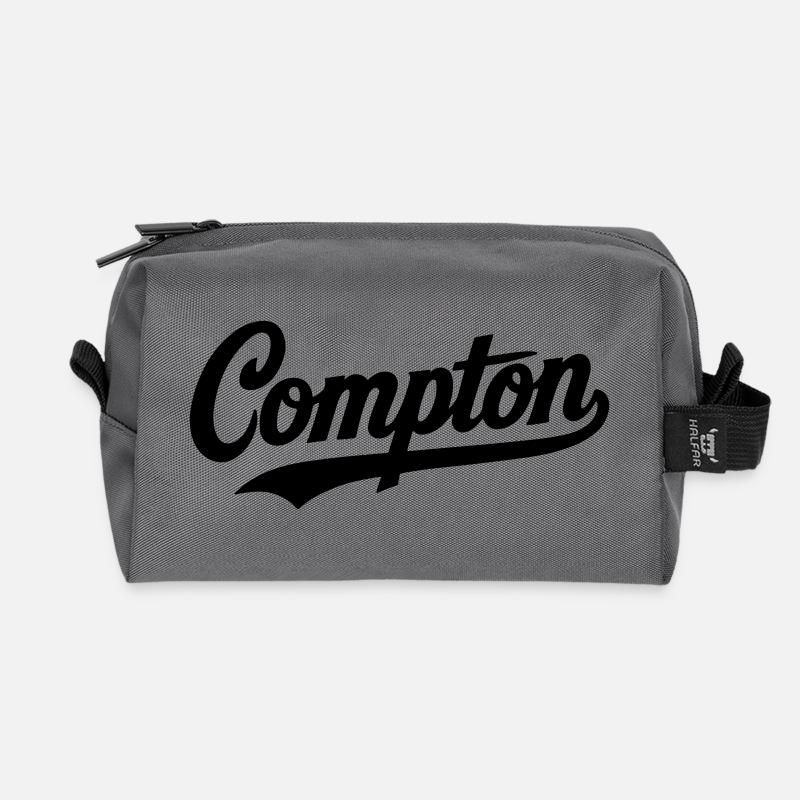 Compton Shirt Retro Vintage Old school Rap hip hop - Recycelte Kulturtasche - Anthrazit