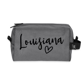 Louisiana Heart Women’s Love Louisiana - Trousse de toilette en tissu recyclé - anthracite - Devant