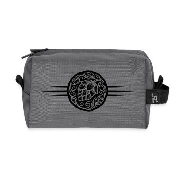 Hopfen Symbol - Recycelte Kulturtasche - Anthrazit - Vorne