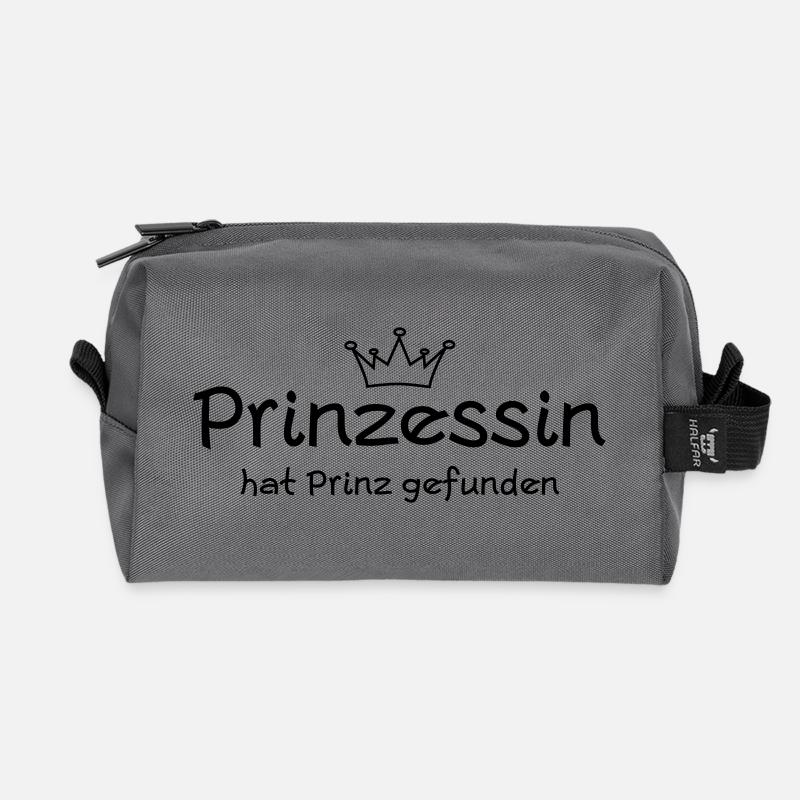 princess - Recycled Toiletry Zip Bag - anthracite