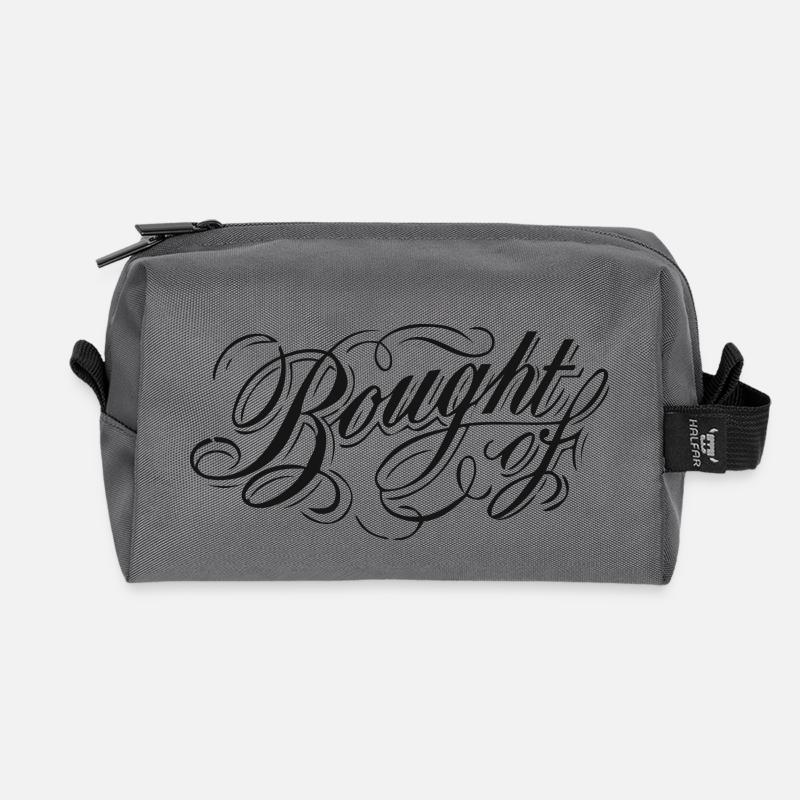 bought of 6 - Recycelte Kulturtasche - Anthrazit