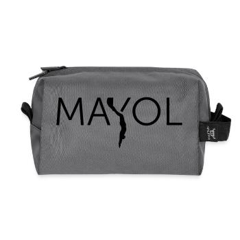 Apnea freediving - Mayol Legend - Recycled Toiletry Zip Bag - anthracite - Front