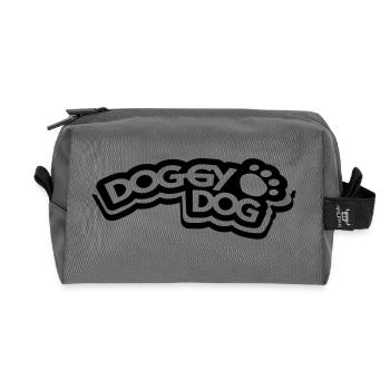 doggy_dog_1__f1 - Recycelte Kulturtasche - Anthrazit - Vorne