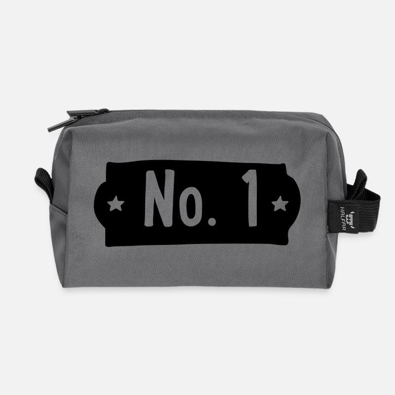 Nummer 1 - Recycelte Kulturtasche - Anthrazit