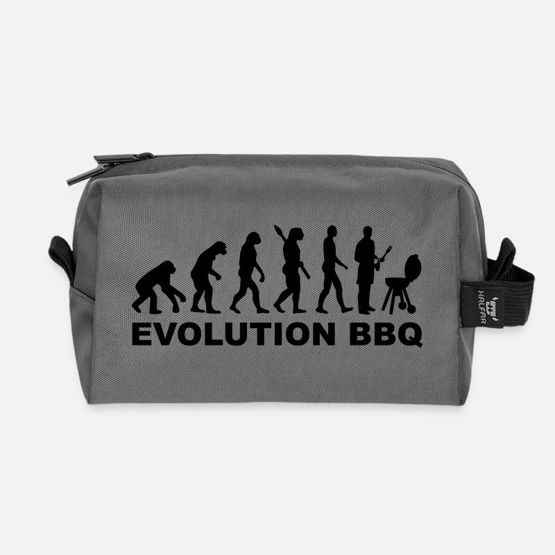 Grillen - Recycelte Kulturtasche - Anthrazit