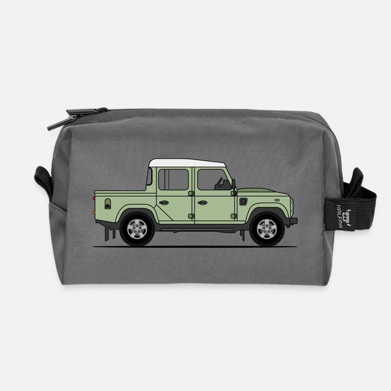 Defender Doppelkabine - Recycelte Kulturtasche - Anthrazit