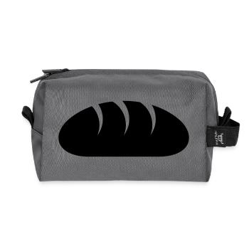 Brot - Recycelte Kulturtasche - Anthrazit - Vorne