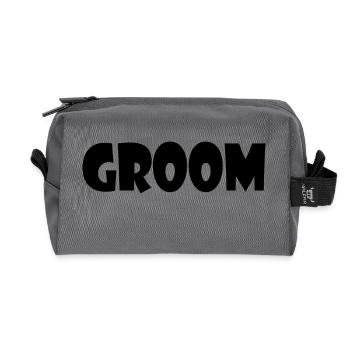 Groom - Recycelte Kulturtasche - Anthrazit - Vorne