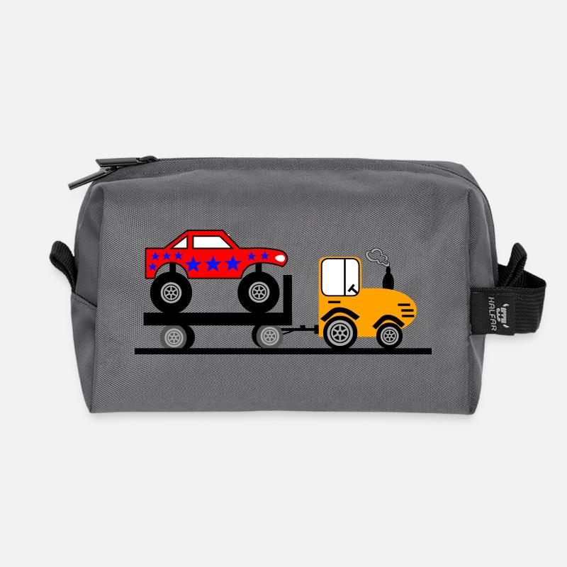 Traktor - Recycelte Kulturtasche - Anthrazit