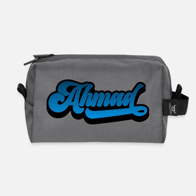 Ahmad - Recycelte Kulturtasche - Anthrazit