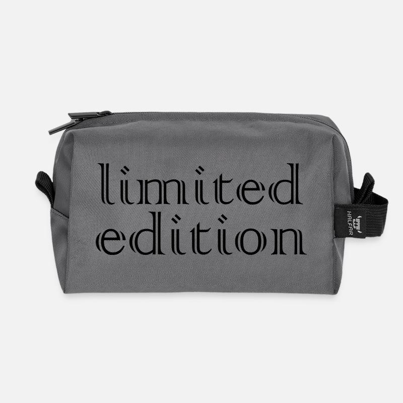Limitierte Auflage - Recycelte Kulturtasche - Anthrazit