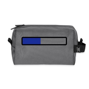 loading - Recycled Toiletry Zip Bag - anthracite - Front